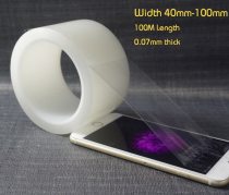 High Quality 95% transmittance 100 meters tape mobile phone LCD screen dust protector protective film tape for LCD separator