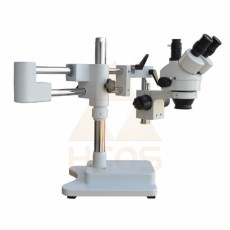 Szm7045-Stl2 Double-Arm Boom Trinocular Stereo Zoom Industrial Microscope With Led Lights - 45X