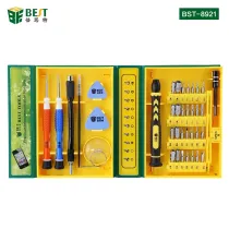 BST-8921 38 in 1 High quality Screwdriver Set Opening mobile phone Pry Repair Tool kit for iPhone iPad Android Tablet PC Laptop