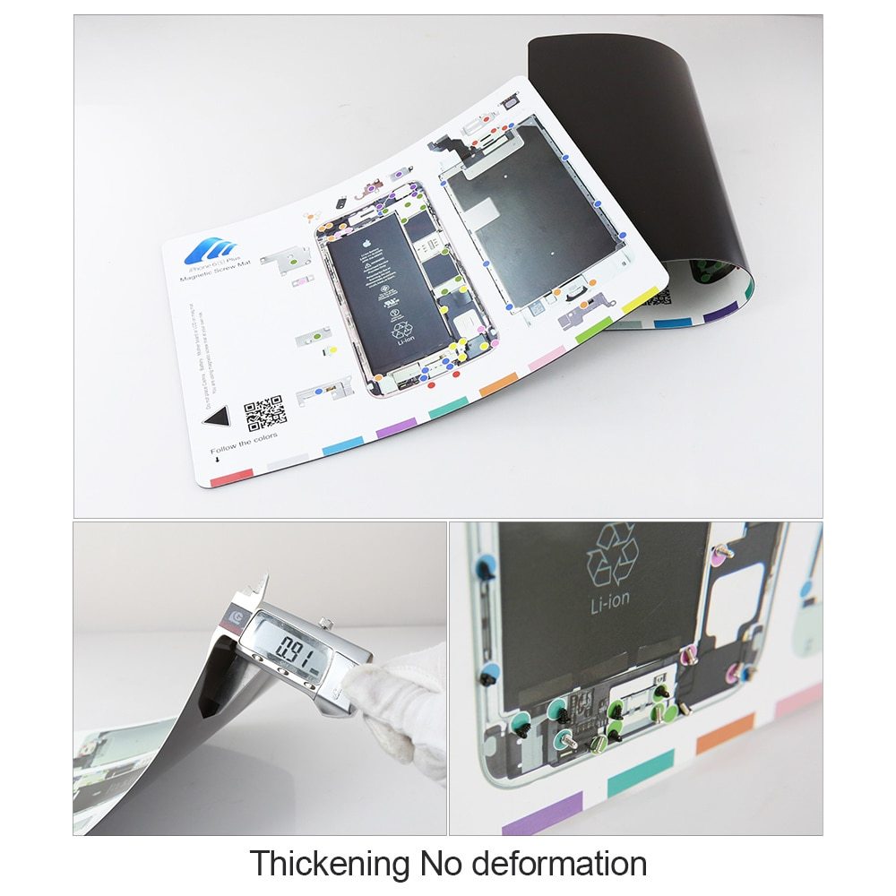 Magnetic Screw Mat For iPhone 11 Phone Repair Disassembly Guide