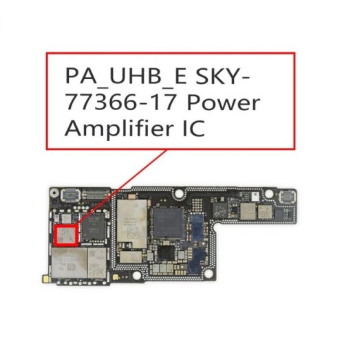Power Amplifier IC (PA_UHB_E) Replacement Chip for iPhone 8/8 Plus/X #SKY77366-17 (OEM NEW)(MOQ:5PCS)