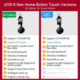JC 6th 3D Universal Touch Home Button Fingerprint Flex Cable For IPhone 7 7P 8 8P Menu Keypad Return On Off Function Solution