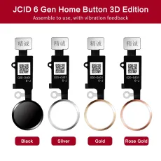 JC 6th 3D Universal Touch Home Button Fingerprint Flex Cable For IPhone 7 7P 8 8P Menu Keypad Return On Off Function Solution