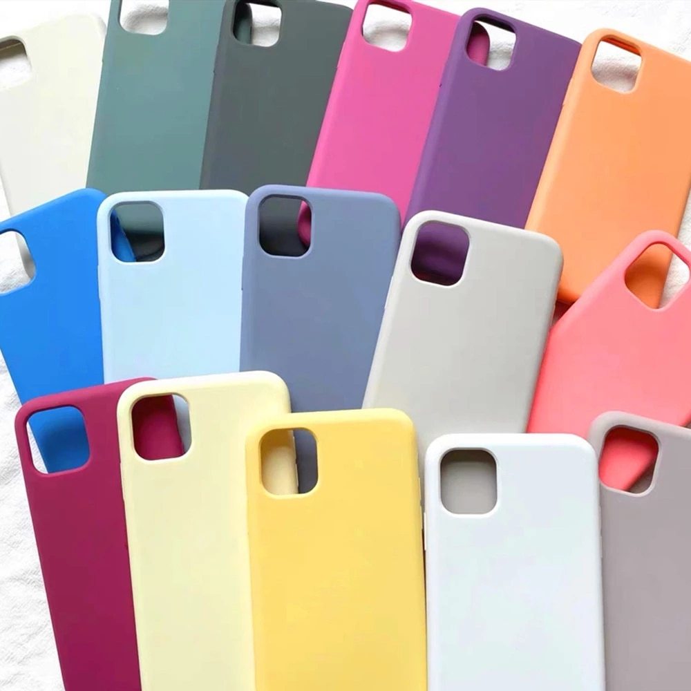 Mobile Phone Liquid Silicone Square Case for iPhone6/7/8/a/11/12