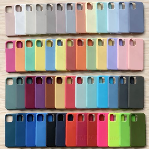 Original Official Liquid Silicone Case For iPhone 12 11 pro XS Max XR X Cases for iPhone 7 8 plus 6 6S SE 2020 12 Pro With Box