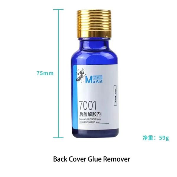 20ML/Bottle Back Cover Glass Glue Remover for iPhone 8 Plus 8P X XS XR XSMax 11 12 Pro Max Frame Disassembly Auxiliary Liquid