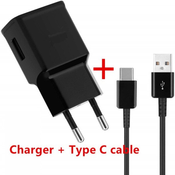 Fast Charging Charger For Samsung A51 A71 A70 A50 A50s A20 A30s A40 S8 S9 S10 S20 S21 Note 8 9 10 Type C USB Quick Charger Cable
