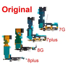 Original Charging Port Dock Connector Flex Cable for iphone 7G 8G 6SP 7plus 8plus X XR XS MAX USB Microphone Repair Part