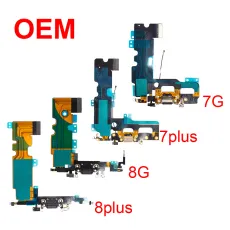 OEM Charging Port Dock Connector Flex Cable for iphone 7G 8G 6SP 7plus 8plus X XR XS MAX USB Microphone Repair Part