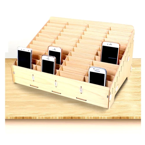 Desktop Mobile Tool Box Storage Phone Repair Management Storage Box For Office School Wooden Pallets Tools Boxs