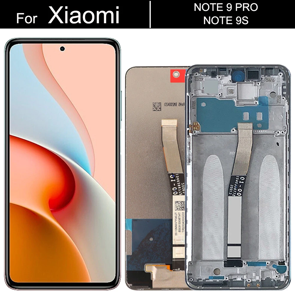 Original Xiaomi Poco X3 NFC Display Touch + Rahmen Blau M2007J20CG