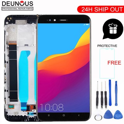 5.5  LCD For Xiaomi Mi A1 LCD Touch Screen Xiaomi Mi A1 Display with Frame Replacement For XiaoMi 5X LCD Display Digitizer