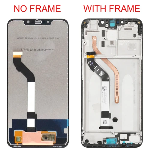 Frame For Xiaomi poco F1 LCD Display Touch Screen Digitizer Assembly  6.18  for xiaomi mi Pocophone F1(10 point)