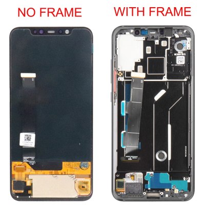 Original Parts for XiaoMi Mi 8 Screen Mi8 Display Touch Digitizer with Frame Fingerprint Edition 6.21 AMOLED LCD Replacement