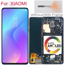 LCD For Xiaomi Redmi K20 PRO Display Touch Screen Frame Digitizer Assembly 6.39  Original AMOLED  For Xiaomi Mi 9T PRO LCD Screen