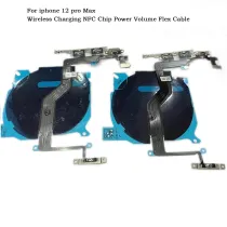 For iPhone 12 A2172 12 Pro A2341 12 Pro Max Wireless Charging NFC Chip Power Volume Flex Cable