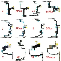 Power Flex Cable With Bracket Flash LED & Microphone For iPhone 6 6P 6s 6sp 7 7p 8 8 Plus X XS XR XS max 11 pro max 12 pro max 12 mini mobile phone parts