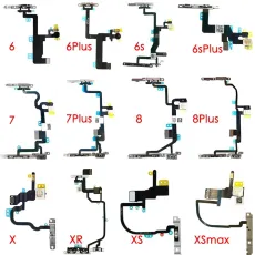 Power Flex Cable With Bracket Flash LED & Microphone For iPhone 6 6P 6s 6sp 7 7p 8 8 Plus X XS XR XS max 11 pro max 12 pro max 12 mini mobile phone parts