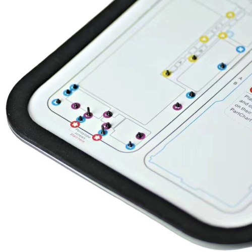 15PC Professional Guide Pad for iPhone 11 11pro XsMax XR XS X 8P 8 7 7P 6 Magnetic Screw Keeper Chart Mat Phone Repair Tools