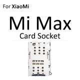 Micro SD Sim Card Tray Socket Slot Adapter Connector Reader For XiaoMi Mi Max 3 2 Container Holder Replacement Parts