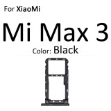 Micro SD Sim Card Tray Socket Slot Adapter Connector Reader For XiaoMi Mi Max 3 2 Container Holder Replacement Parts