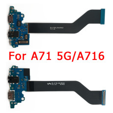 Original USB Charge Board for Samsung Galaxy A71 5G Charging Port For A716 PCB Dock Connector Flex Cable Replacement Spare Parts