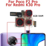 Original Front Rear Back Camera For Xiaomi Mi Poco F2 Pro PocoF2 F2Pro Redmi K30 Main Facing Selfie Frontal Camera Module Parts