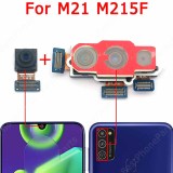 Original Front Back Camera For Samsung Galaxy M21 M215 Rear Backside Selfie Frontal Facing Camera Module Repair Flex Spare Parts