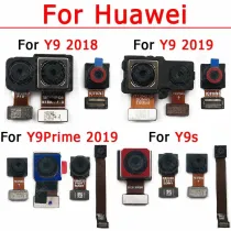 Original Rear Front Camera For Huawei Y9 Prime 2019 2018 Y9s Frontal Backside Selfie Facing Back Camera Module Flex Spare Parts