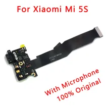 Original charging port usb plug pcb dock connector flex cable replacement spare parts charge board for xiaomi mi 5s mi5s