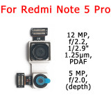 Original Front Rear Back Camera For Xiaomi Redmi Note 5 Pro 5A Prime Main Facing Camera Module Flex Cable Replacement Parts