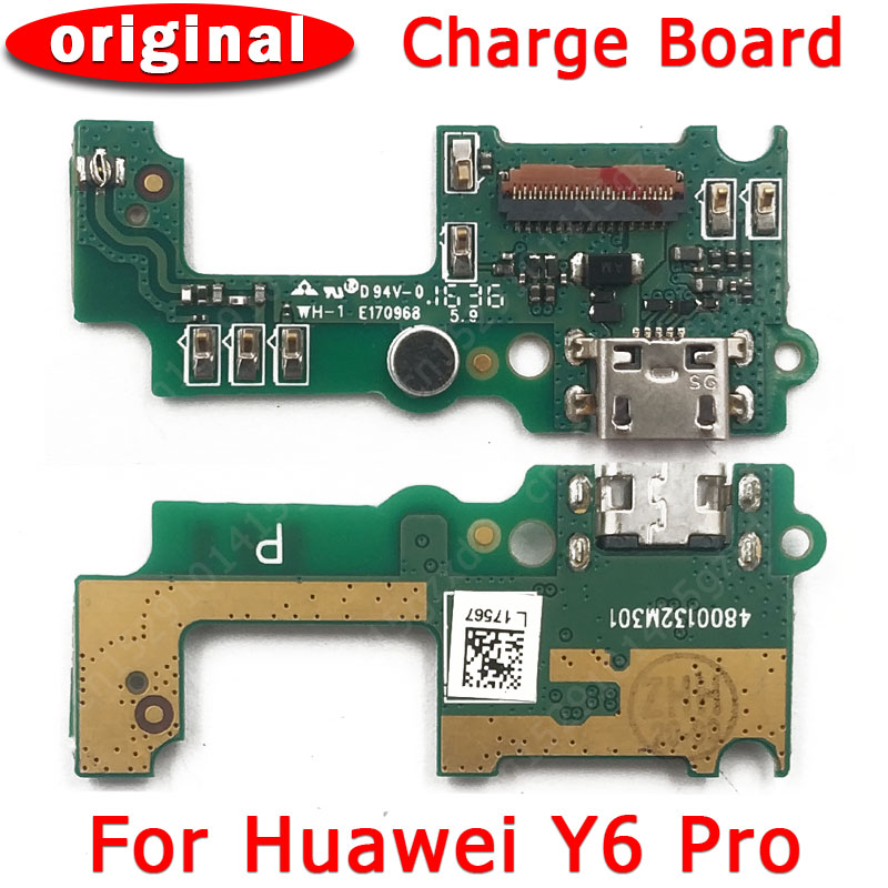 Original Charging Port For Huawei Y6 Pro Y6Pro USB Charge Board
