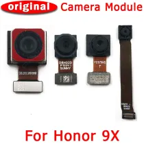Original Front Rear View Back Camera For Huawei Honor 9X Main Frontal Facing Camera Module Flex Cable Replacement Spare Parts