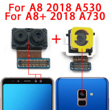 Original Front Rear Back Camera For Samsung Galaxy A8 Plus 2018 A530 A730 Main Facing Camera Module Flex Cable Replacement Parts