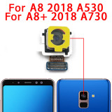 Original Front Rear Back Camera For Samsung Galaxy A8 Plus 2018 A530 A730 Main Facing Camera Module Flex Cable Replacement Parts