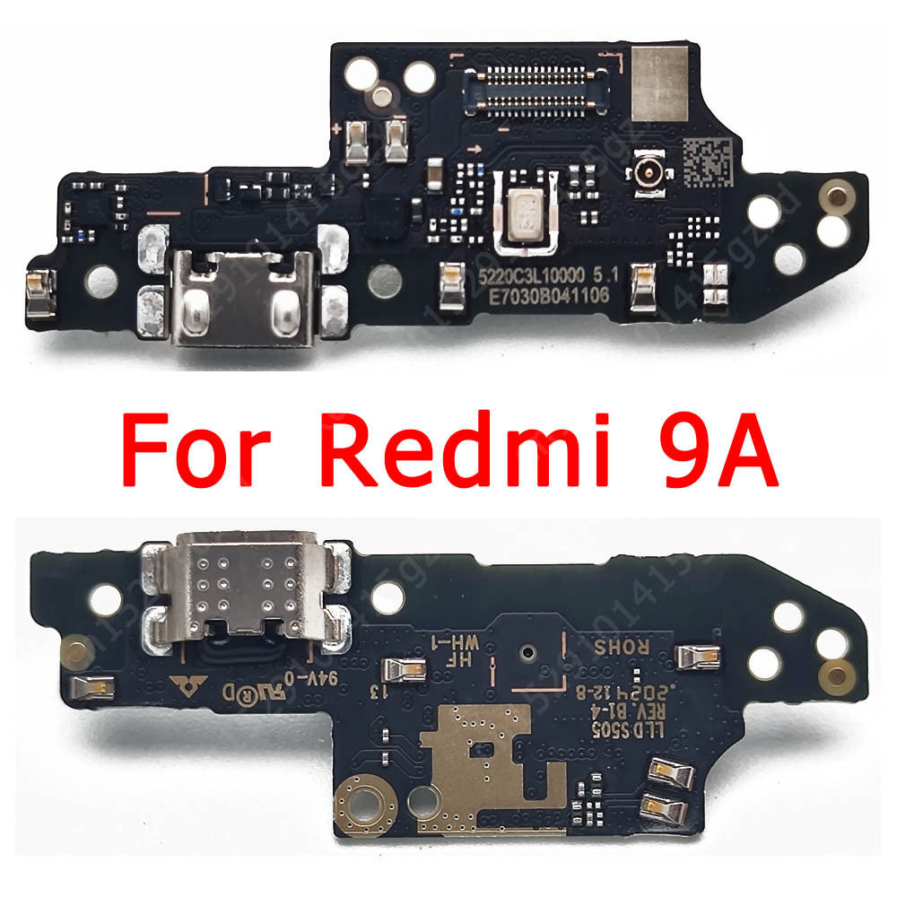 Original Charge Board For Xiaomi Redmi 9 9t 9a 9c Charging Port Ribbon Socket Usb Connector Pcb 8568