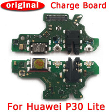 Original Charging Port For Huawei P30 Lite P30Lite USB Charge Board PCB Dock Connector Flex Replacement Spare Parts