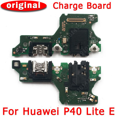 Original Charging Port For Huawei P40 Lite E P40Lite USB Charge Board PCB Dock Connector Flex Replacement Spare Parts
