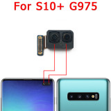Original Front and Rear Back Camera For Samsung Galaxy S10 Plus S10e Lite Main Facing Camera Module Flex Replacement Spare Parts