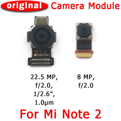 Original Front Rear Back Camera For Xiaomi Mi Note 2 3 Note2 Note3 Main Facing Camera Module Flex Cable Replacement Spare Parts