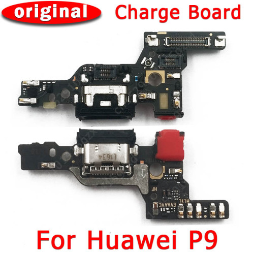 Original Charging Port For Huawei P9 USB Charge Board PCB Dork Connector Flex Cable Microphone Replacement Spare Parts