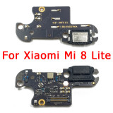 Original Charge Board For Xiaomi Mi 8 Lite Mi8 Pro SE Charging Port Pcb Dock Ribbon Socket Usb Connector Replacement Spare Parts