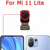 For Xiaomi Mi 11 Lite Selfie Front Frontal Small Facing Camera Back Rear Camera Module View Backside Replacement Spare Parts