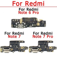 Original Charge Board For Xiaomi Redmi Note 6 7 Pro Charging Port Ribbon Socket Usb Connector Pcb Dock Replacement Spare Parts