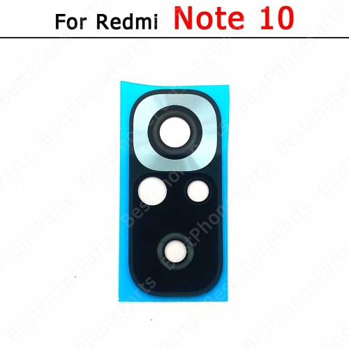 Original Rear Back Camera Lens Glass for Xiaomi Redmi Note 10 5G 10S Pro With Glue Sticker Adhesive Replacement Spare Parts