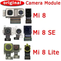 Original Front and Rear Back Camera For Xiaomi Mi 8 Mi8 SE Lite 8SE Main Facing Camera Module Flex Cable Replacement Spare Parts