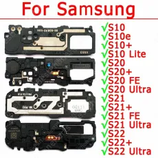 Original Loudspeaker For Samsung Galaxy S10 Lite S10e S20 Plus FE S21 S22 Ultra Loud Speaker Buzzer Ringer Sound Module Board