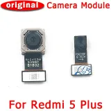Original Front and Rear Back Camera For Xiaomi Redmi 5 Plus Main Facing Camera Module Flex Cable Replacement Spare Parts