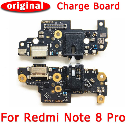 Original usb charge board for xiaomi redmi note 8 pro flex cable connector replacement parts charging port for redmi note 8 pro
