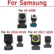 Original Front Back Camera For Samsung Galaxy A3 2016 2017 A300 A310 A320 Backside Frontal Selfie Rear Camera Module Spare Parts